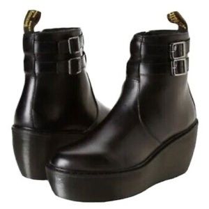 Dr martens catlin wedge side zip boots